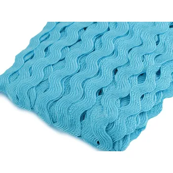 Hadovka - vlnovka šíře 5 mm, střední, 37 modrá dětská