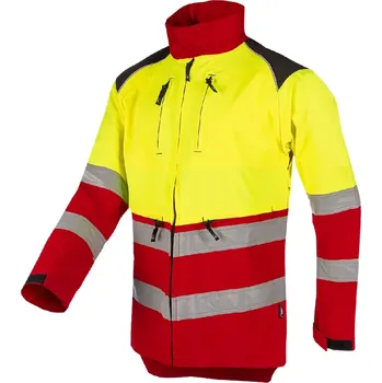 Reflexní pracovní bunda SIP PROTECTION 1SKK FOREST PRO FLASH - Hi-Vis žlutá 2XL