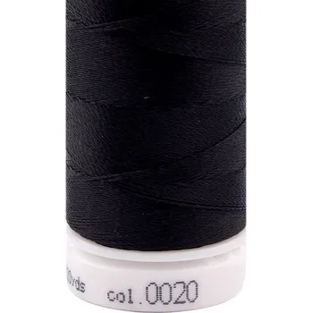 Nit Nitě Poly Sheen Mettler 200 m, střední, 0020 Black