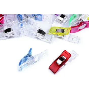 Fixační kolíček / svorka 10x37 mm na látky, střední, mix náhodných variant