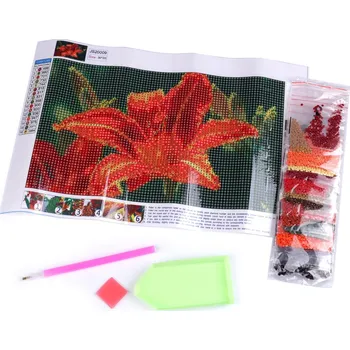 Diamantové malování Diamantové malování 20x30 cm, střední, 2 viz foto Lilie