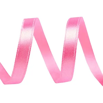 Stuha Atlasová stuha šíře 6 mm, střední, 94 růžová dětská