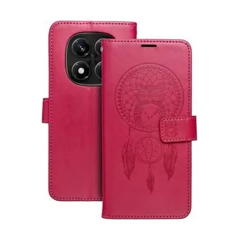 Pouzdro na mobilní telefon Pouzdro MEZZO Book pro XIAOMI Redmi Note 14 PRO 4G lapač snů magenta - OEM + zdarma možnost vyzkoušet a vrátit zboží do 30 dní