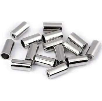 Kovová koncovka na šňůru Ø3,5 mm, Ø5,5 mm, střední, 1 (Ø3,5 mm) nikl