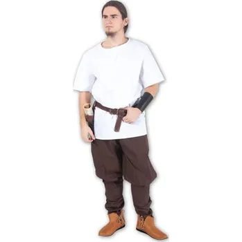 Karnevalový kostým imago Bavlněná tunika s krátkým rukávem - bílá, velikost XL