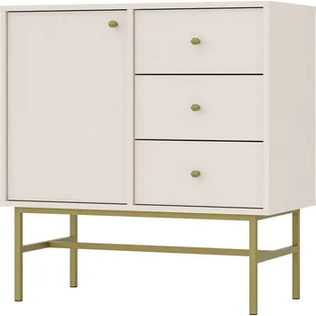 Komoda Komoda se šuplíky IROS 3 - béžová / zlatá