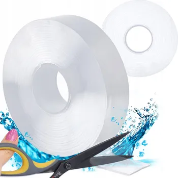 Lepicí páska Nano oboustranná lepicí páska opakovaně použitelná gelová silná voděodolná 5m 30mm