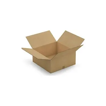 Obalový materiál Kartonová krabice 550x550x250mm, hnědá, klopová,pětivrstvá vlnitá lepenka (5VVL) | RAJA - Balení po 10 ks