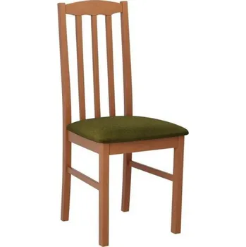 Jídelní židle Čalouněná židle k jídelnímu stolu EDON 12 - olše / tmavá olivová