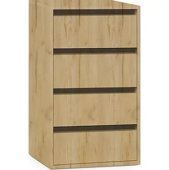 Šatní skříň Set čtyř šuplíků do skříně 200 a 230 cm UNIV - dub craft zlatý