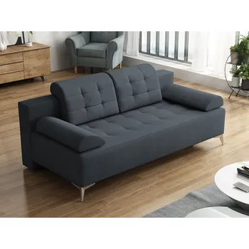 Pohovka Rozkládací dvoumístná pohovka VREDEN - tmavá šedá