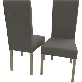 Jídelní židle Jídelní židle MOVILE 400 - dub sonoma / šedá ekokůže