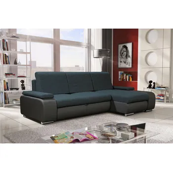 Sedací souprava Sedací souprava s úložným prostorem XAVERA - modrá / tmavě šedá