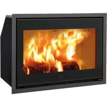 Krbová vložka Scan 1004 černá skleněná dvířka