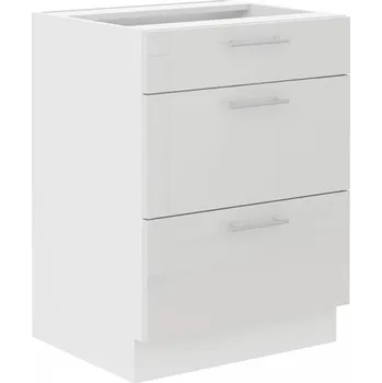 Kuchyňská linka Šuplíková skříňka LAJLA - šířka 60 cm, bílá