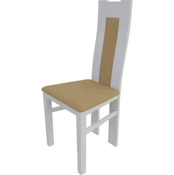 Jídelní židle Kuchyňská židle MOVILE 19 - bílá / béžová