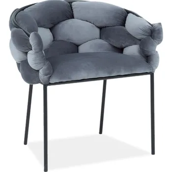 Jídelní židle Stylová jídelní židle NADKA - černá / šedá