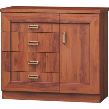 Komoda Kombinovaná komoda MERLO - šířka 100 cm, dub