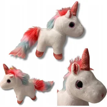 plyšák Plyšový jednorožec plyšák koník plyšový mazlíček přítulníček unicorn bílý