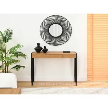 Konferenční stolek Konzolový stolek SEBASTIAN - dub / černý