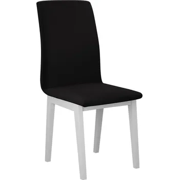 Čalouněná židle do kuchyně ADKINS 1 - bílá / černá