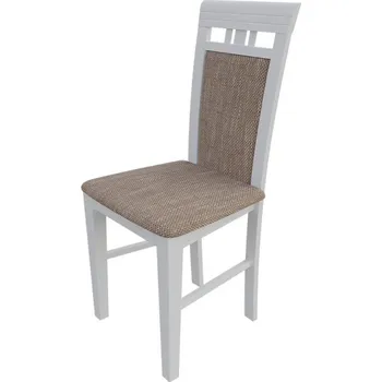 Jídelní židle Jídelní židle MOVILE 12 - bílá / hnědá