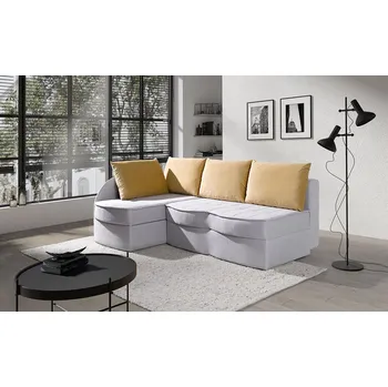 Sedací souprava Sedací souprava do písmene L PROKOP - žluté polštáře, levý roh