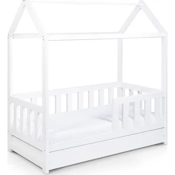 Dětská postel Dětská postel 80x160 LETTY se šuplíkem - bílá