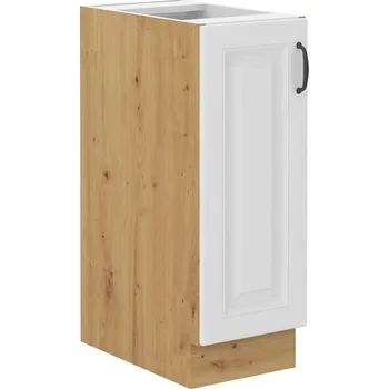 Kuchyňská linka Výsuvná skříňka SOPHIA - šířka 30 cm, bílá / dub artisan