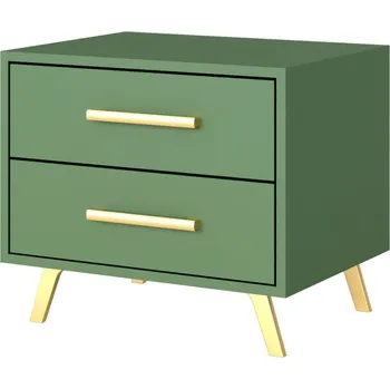 Noční stolek Noční stolek AGNESA - zelený