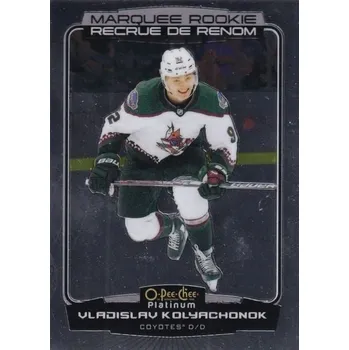 Sběratelská karetní hra insert RC karta VLADISLAV KOLYACHONOK 22-23 OPC Platinum Marquee Rookie číslo 221