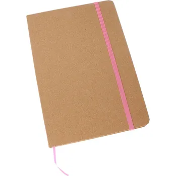 Kuchyňská minutka MPM Linkovaný poznámkový blok s deskami z recyklovatelného kraftového papíru Idah A5 - růžový G01.4305.23