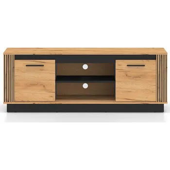 Televizní stolek Televizní stolek MING - dub craft zlatý / černý