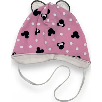 Čepice Minnie Mouse Dívčí jarní čepice ELIS Barva: Růžová