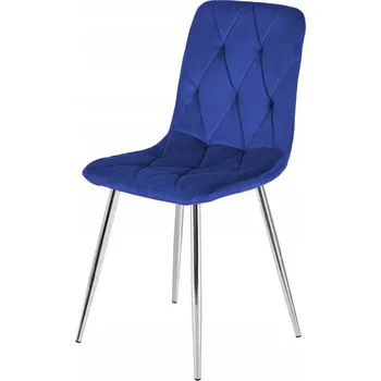 Křeslo Židle Lugano modrý velur 1 ks