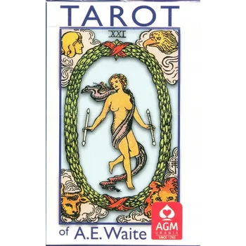 Desková hra Tarot A.E. Waite (Mini Blue Edition) - karty
