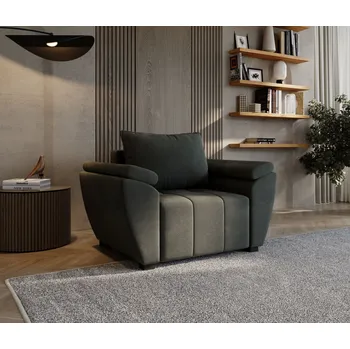 Křeslo Křeslo GAVORA - tmavě šedé