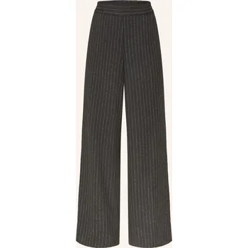 Milano Italy Dámské Marlene Kalhoty, tmavě šedá / bílá, 40