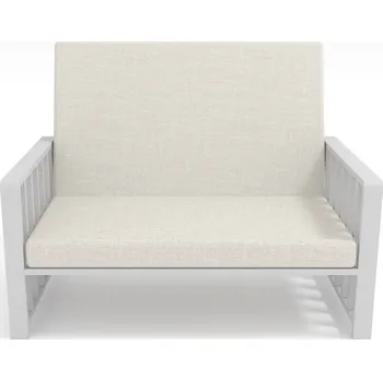 Zahradní lavice Zahradní lavice ERLA - bílá / ecru