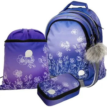 Set školních potřeb Ulitaa školní batoh Louka – 3dílný set