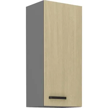 Kuchyňská skříňka Vysoká horní skříňka MYRIAM - šířka 40 cm, vzorovaná / antracit