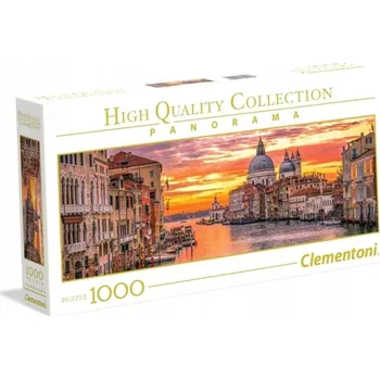 Puzzle Puzzle Clementoni 1000 dílků Puzzle 1000 High Quality Collection Panorama: Benátský kanál Grande