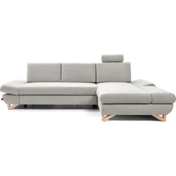 Sedací souprava Rozkládací rohová sedačka GULEPA 1 - popelavá, pravý roh