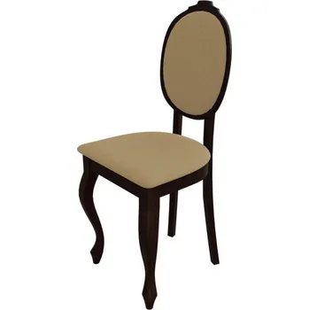 Jídelní židle Židle do kuchyně MOVILE 48 - ořech / béžová