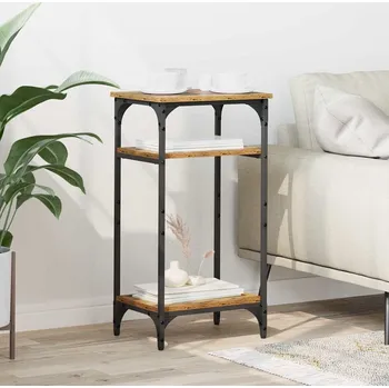 Konferenční stolek vidaXL Boční stůl Staré dřevo 40 x 30 x 75 cm kompozitní dřevo