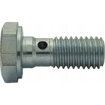 Brzdová hadice Šroub průtočný - přepadový - banjo - pro oka M10x1,5 - pozink; SR-11