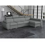 Sedačka s úložným prostorem ORITUKO - tmavá šedá 2, pravý roh