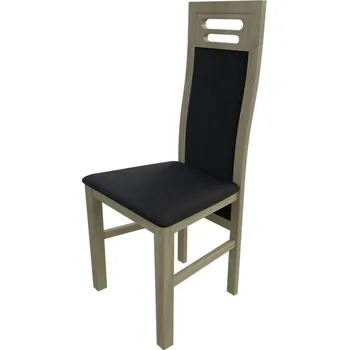 Jídelní židle Židle do jídelny MOVILE 40 - dub sonoma / černá ekokůže