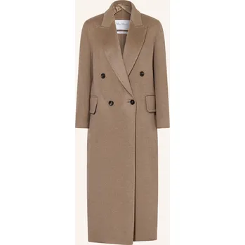 Dámský kabát Max Mara Dámský Kašmírový Kabát Armonia, světle hnědá, 36
