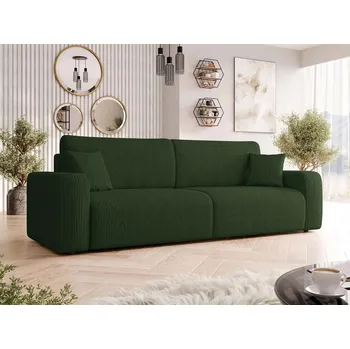 Pohovka Pohovka s úložným prostorem CLEBURNE - zelená